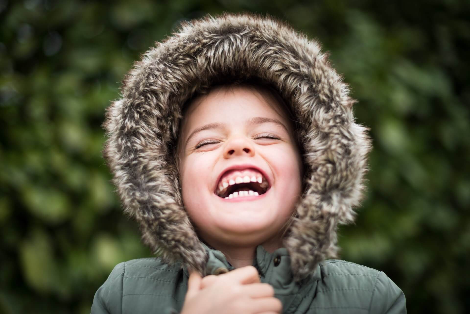 Child Smiling and Happy