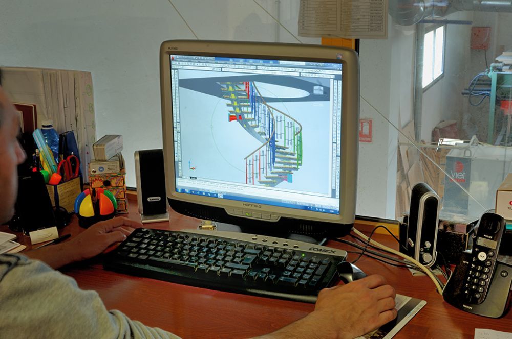 progettazione di scale 3D