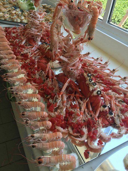 buffet di pesce