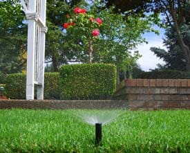 Garden with Sprinkler - Sprinkler Service in Oregon City, OR Garden with Sprinkler - Sprinkler Service in Oregon City, OR