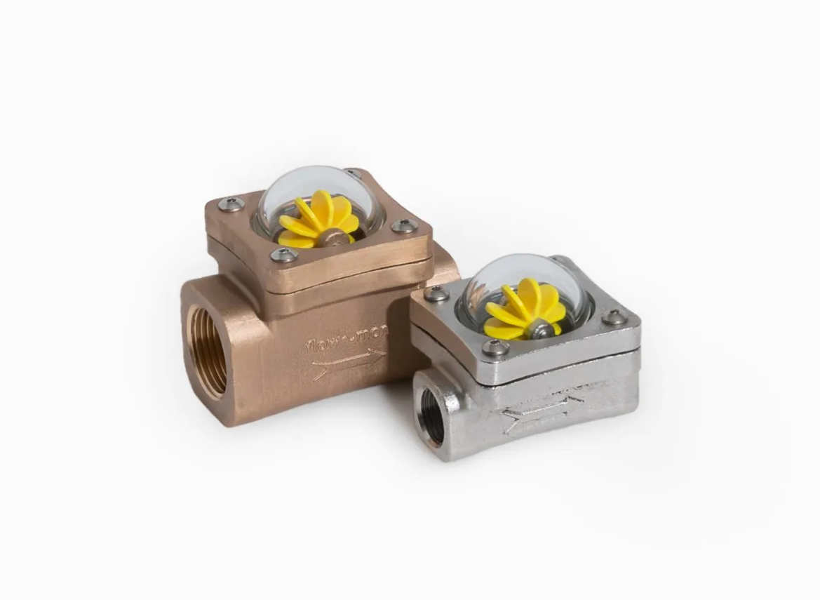 Spinner Style Sight Flow Indicator