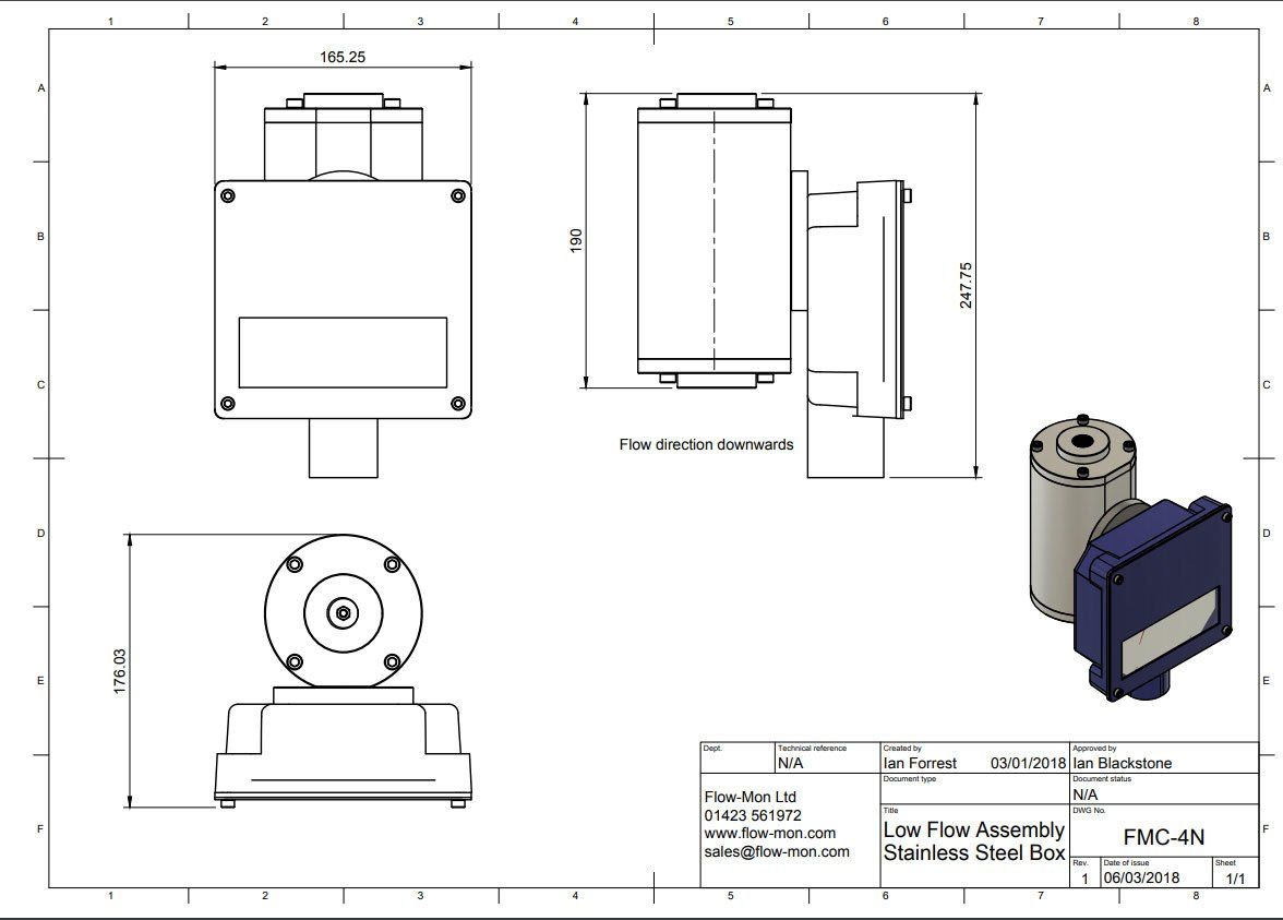 Low Flow Assembly Stainless Steel Box