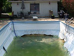 Before Pool Liner Replacement