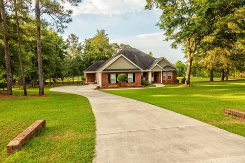brick home on property