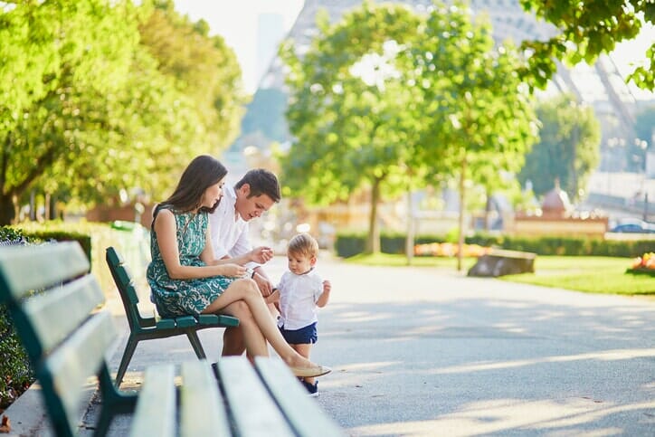 Couple talking about the child - Child Custody Attorney in Champaign - Urban, IL Couple talking about the child - Child Custody Attorney in Champaign - Urban, IL