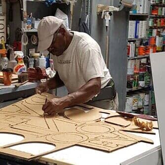 Man lettering — Sign repair in Tucson, AZ Man lettering — Sign repair in Tucson, AZ