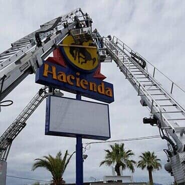 Hacienda — Sign repair in Tucson, AZ Hacienda — Sign repair in Tucson, AZ