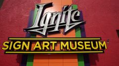 Ignite Sign Art Museum Ignite Sign Art Museum
