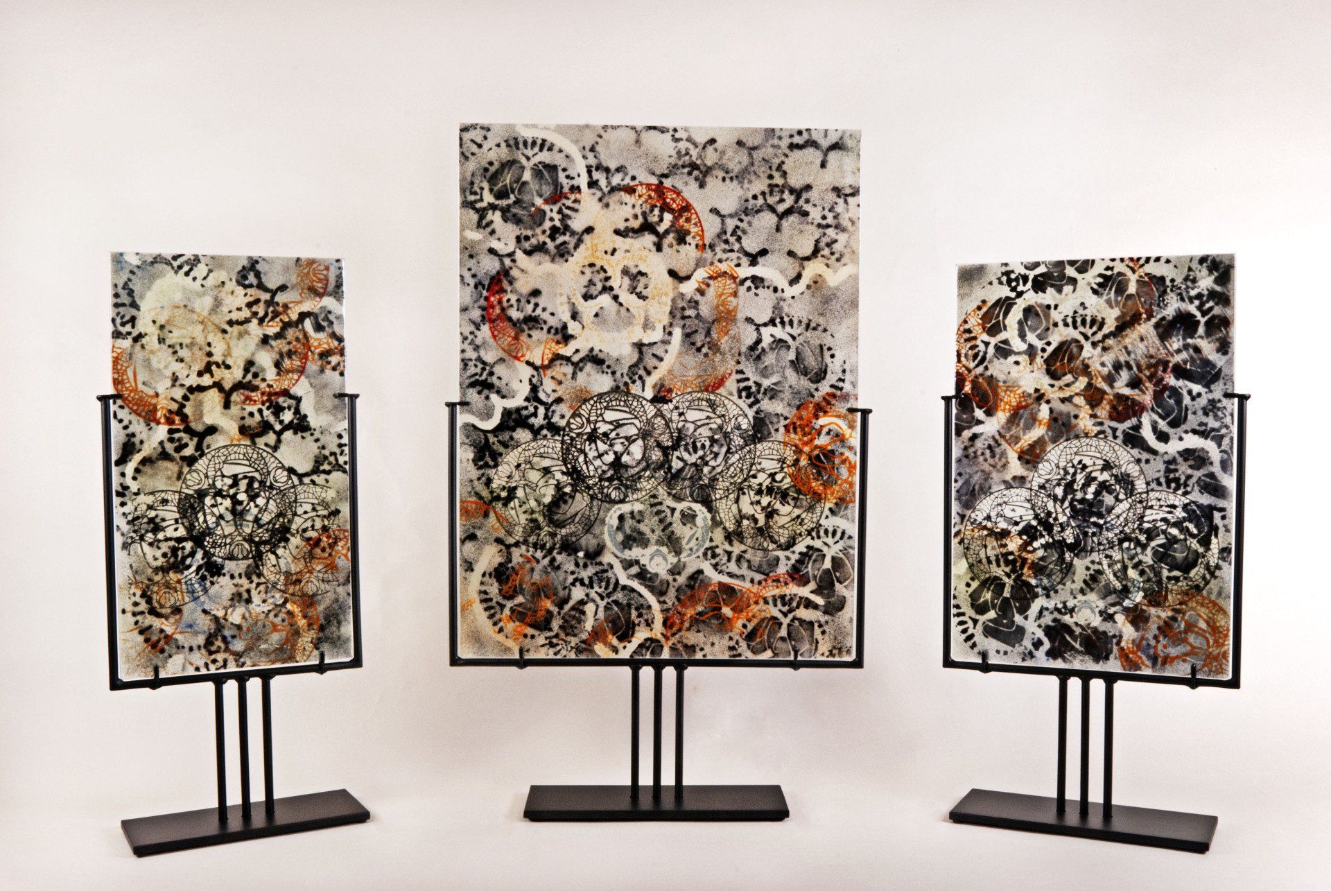 Image of series of glassworks titled 