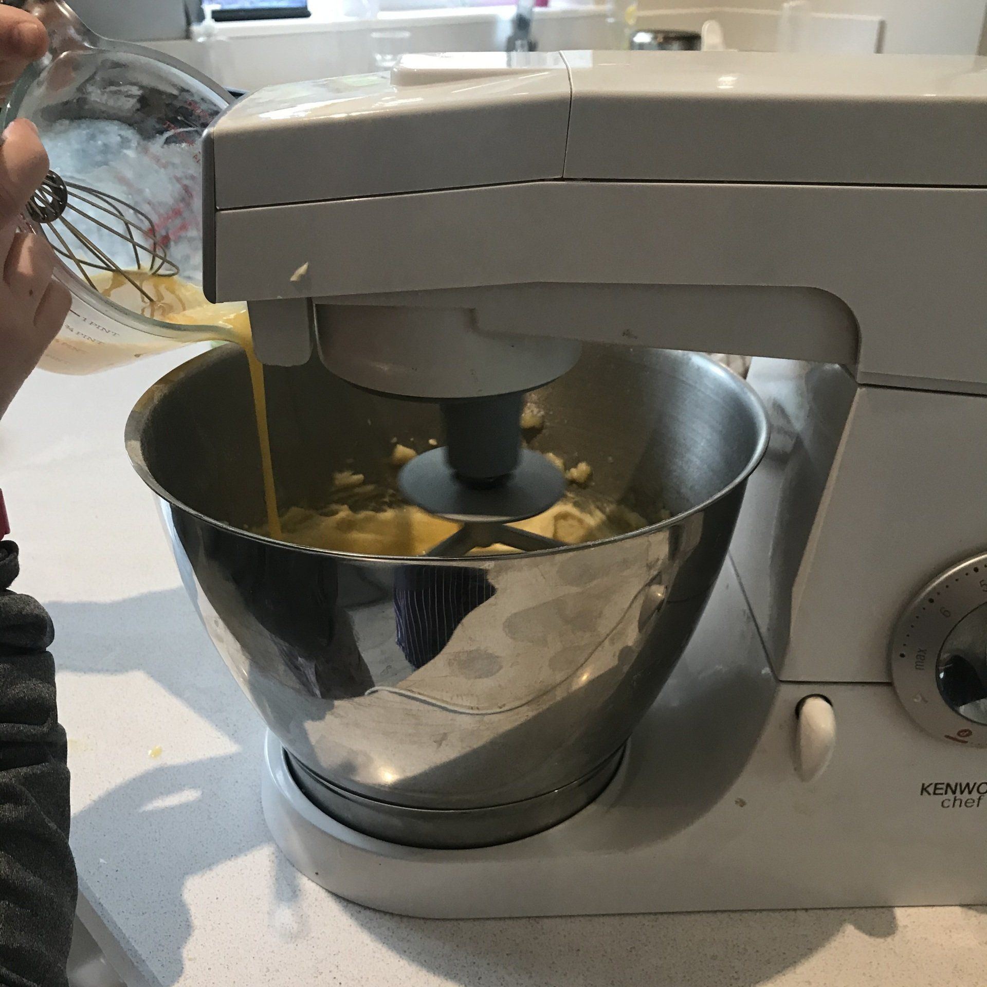 You can use an electric mixer