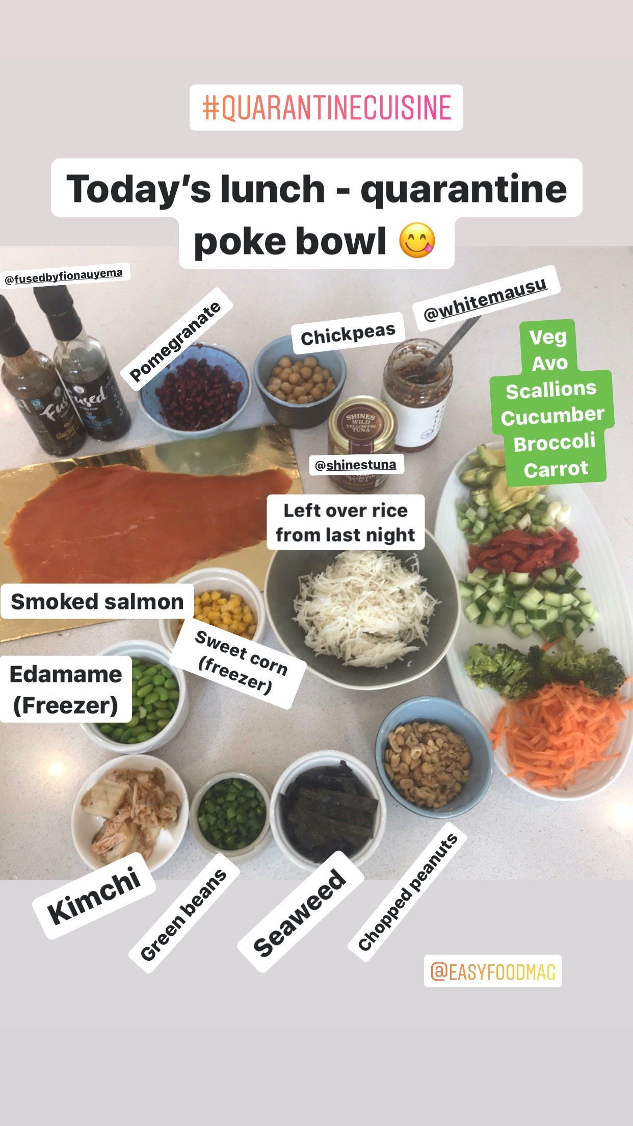 recipe for rice bowl for lunch on lockdown