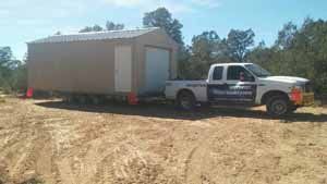 moving a portable building