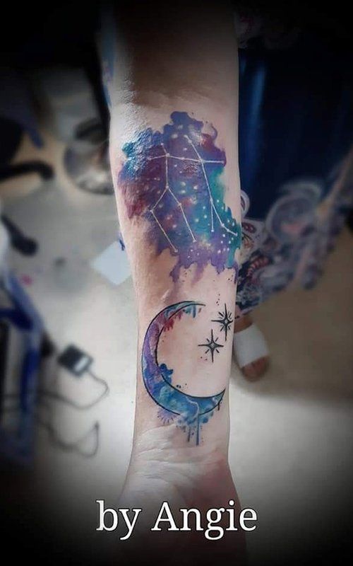 Crescent Moon Tattoo โ Creative Tattoo Art in South Lismore, NSW