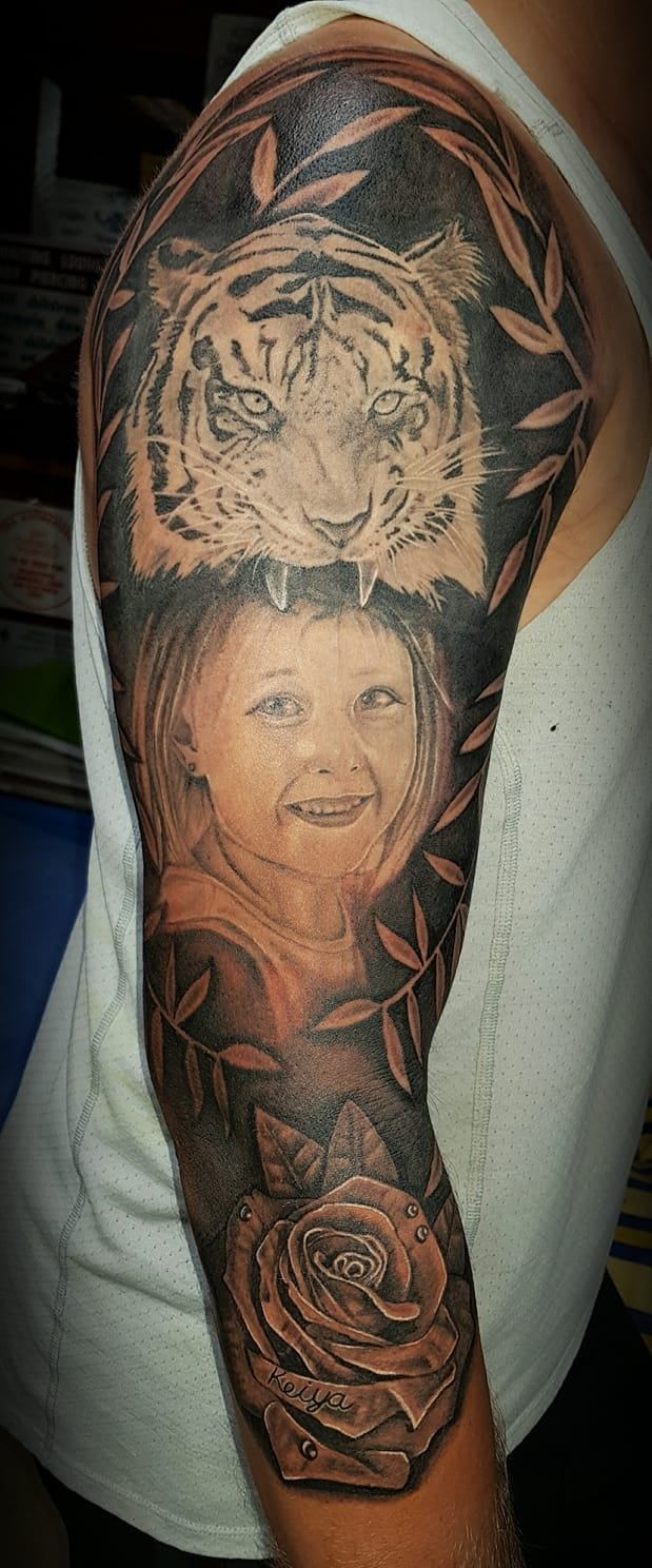 Realistic Girl Tattoo — Tattoo in South Lismore, NSW