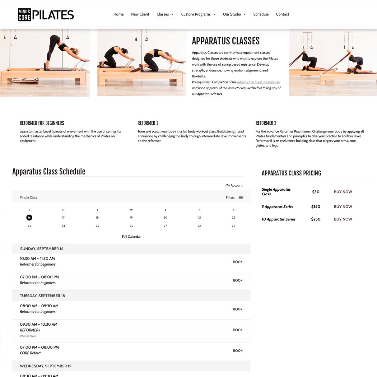 Mind and Core Pilates