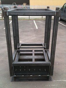 Offshore crash frame structure