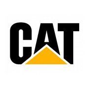 A cat logo with a yellow triangle on a white background.