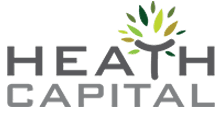 The logo for heath capital is a tree with leaves on it.