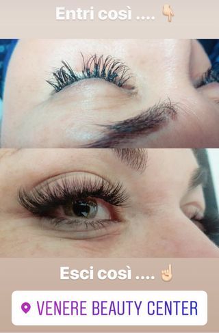 allungamento ciglia