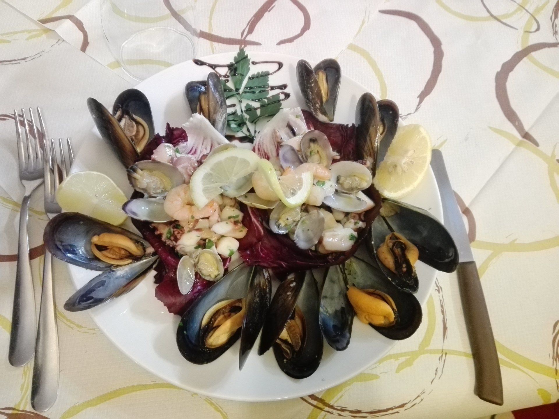 secondo con frutti di mare