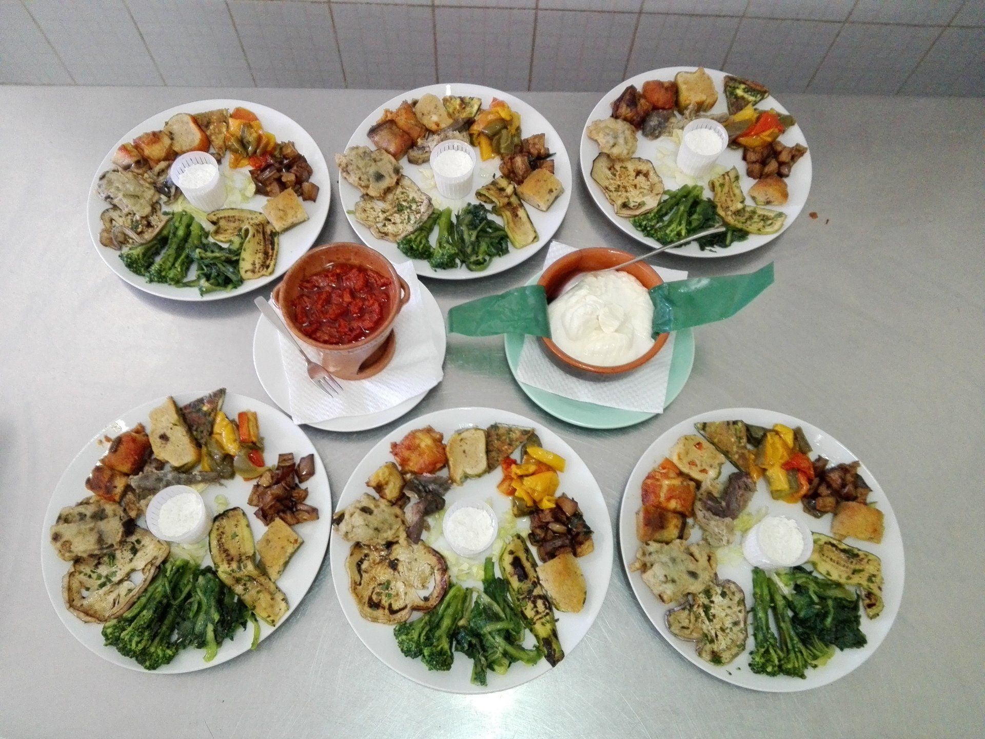 antipasto misto di verdure