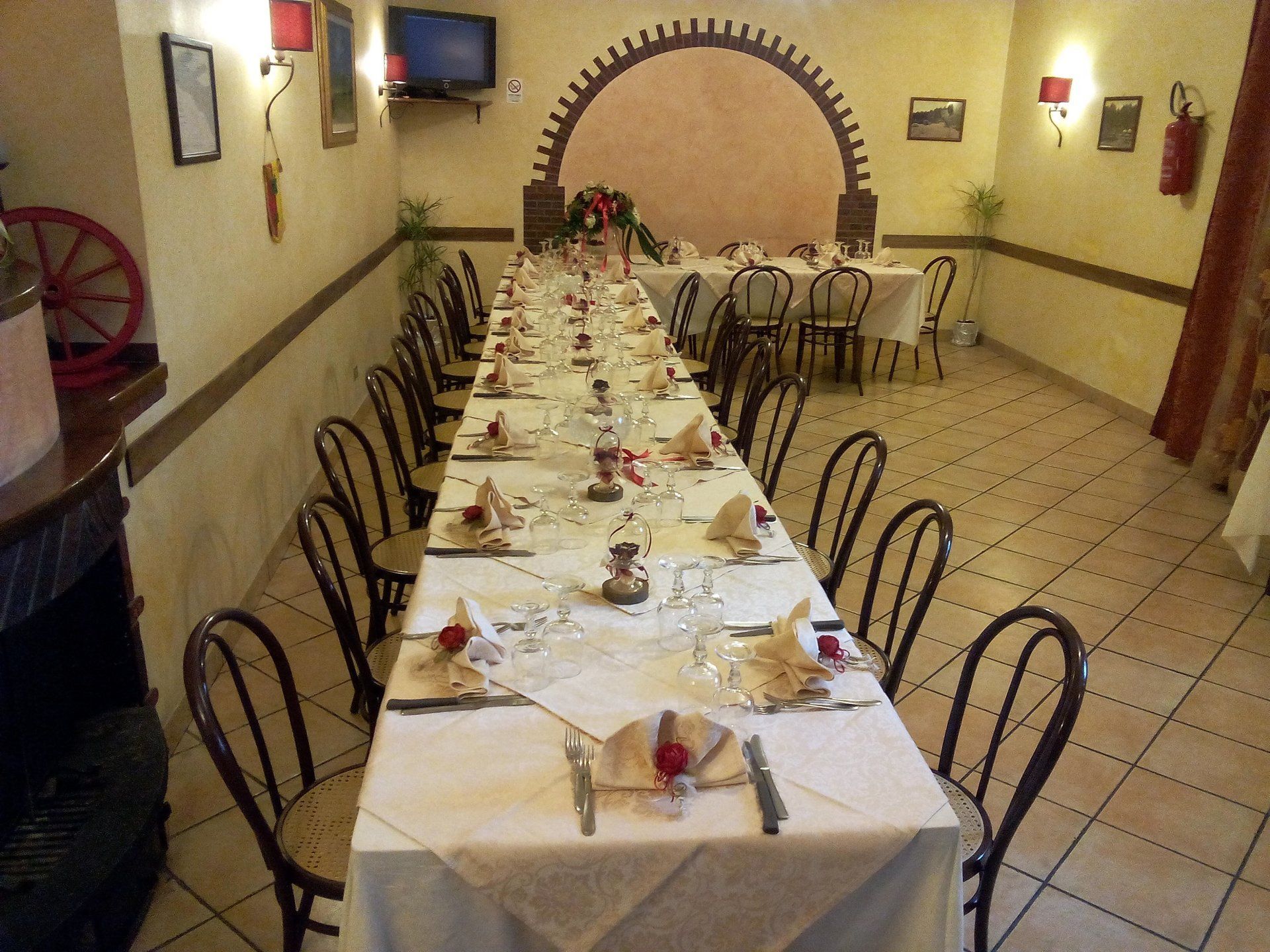 tavolata in ristorante