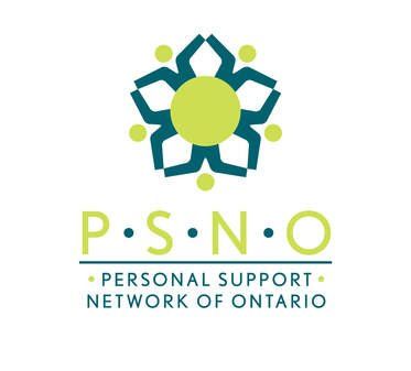 A logo for the personal support network of ontario
