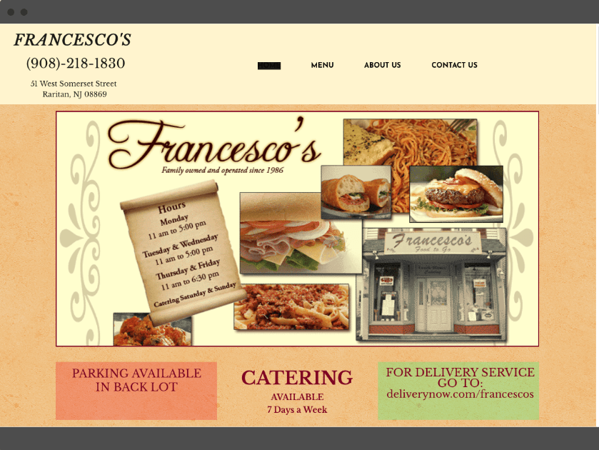 Click image to view live site website design milford PA