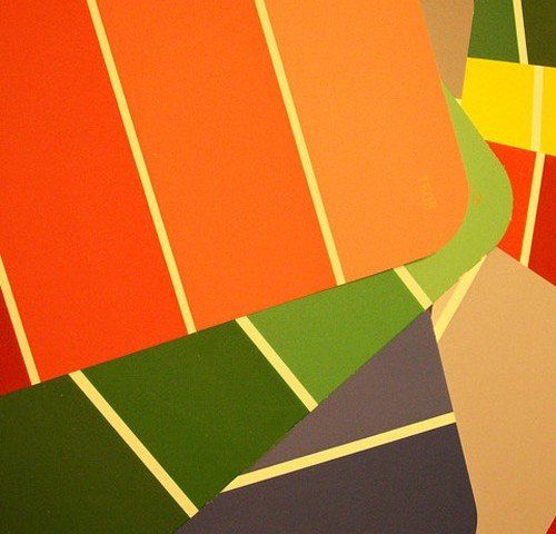 Picture of different paint swatches