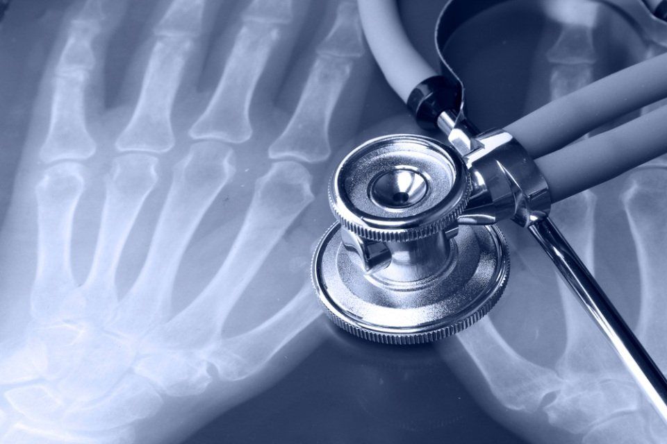 radiografia e stetoscopio