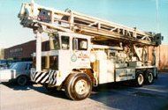 water drilling truck