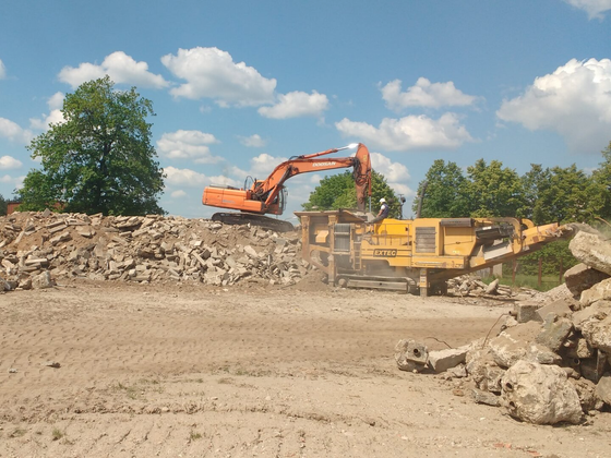 Statybinių atliekų perdirbimas