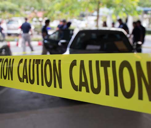 Criminal Attorney — Crime Scene With Caution Line in Kennett, MO Criminal Attorney — Crime Scene With Caution Line in Kennett, MO