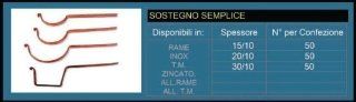 Supporto di sostegno del canale di gronda