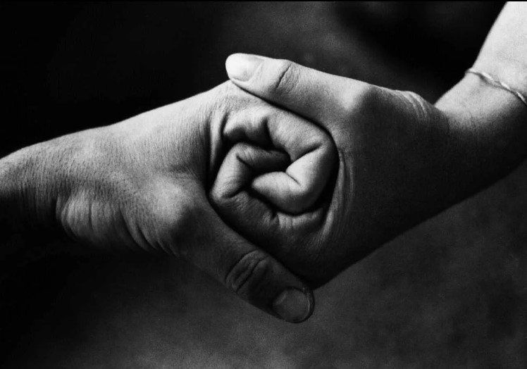 stretta di mano