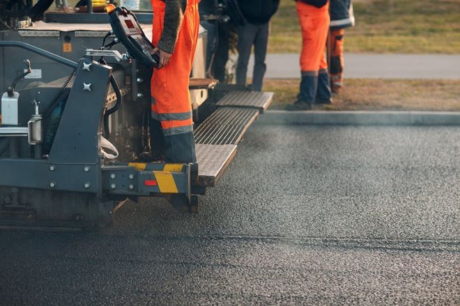 Asphalt Paving Workers — North Hills, CA — Ezek Asphalt Paving Asphalt Paving Workers — North Hills, CA — Ezek Asphalt Paving