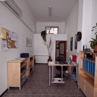 Area interna della ditta di autospurghi