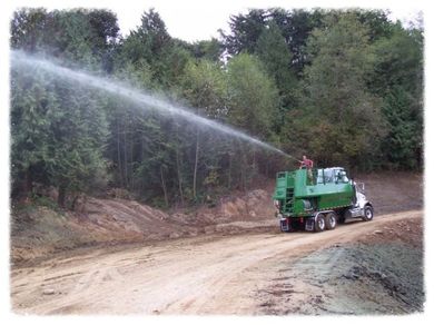 hydroseeding truck