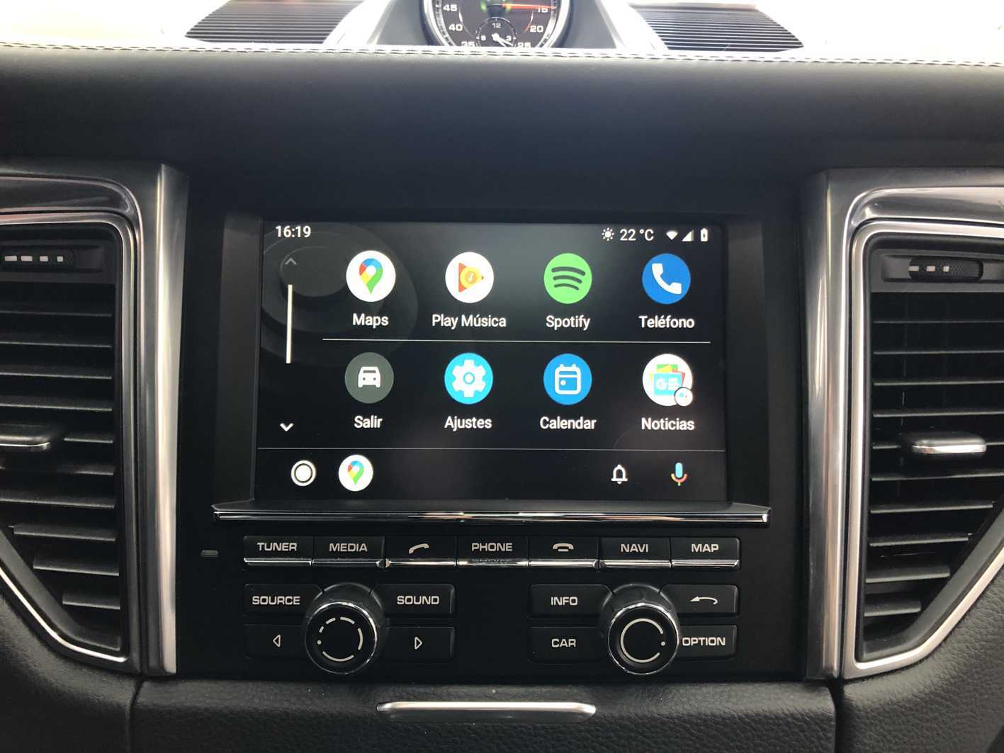 Interface Carplay - Android auto Porsche
