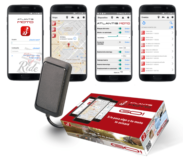 Localizador Atlantis moto go!