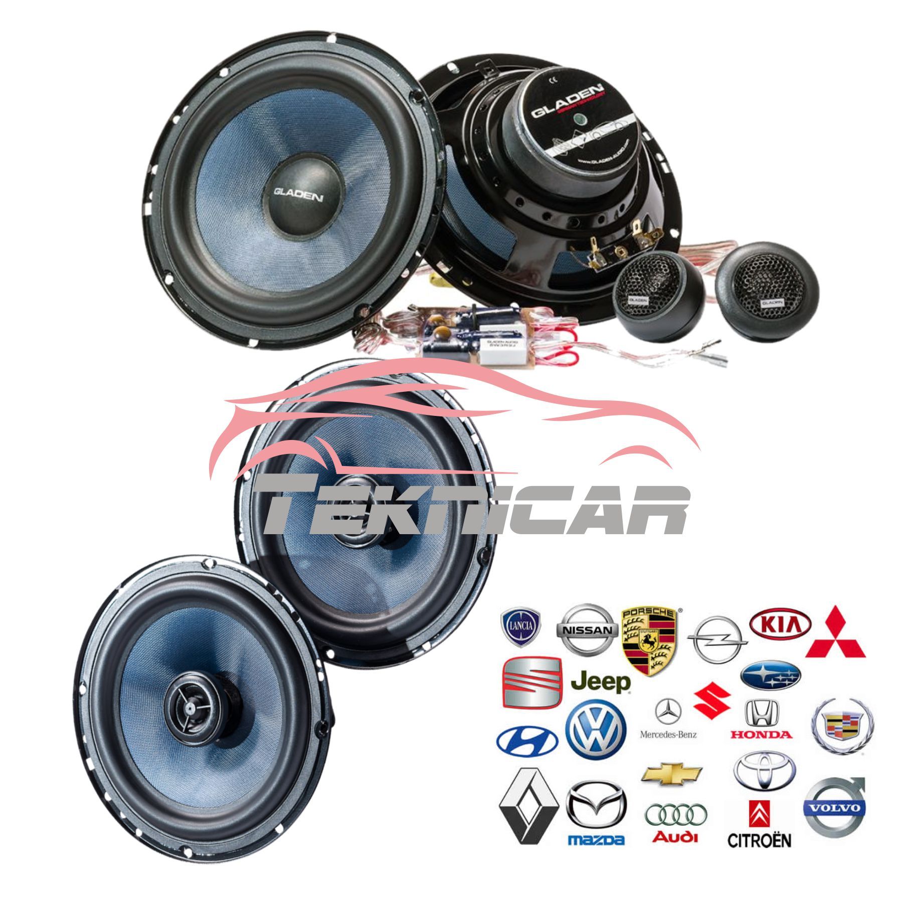 Kit altavoces Gladen Alpha