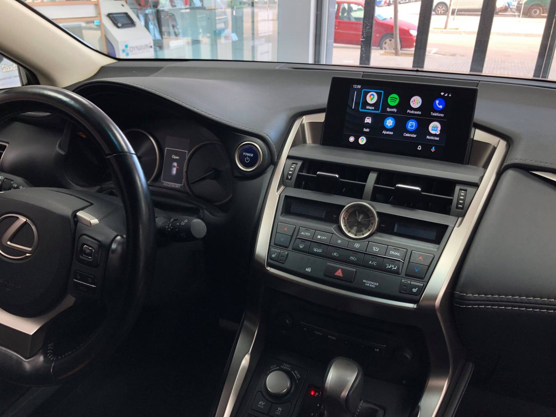 Interface de Carplay - Android auto para Lexus