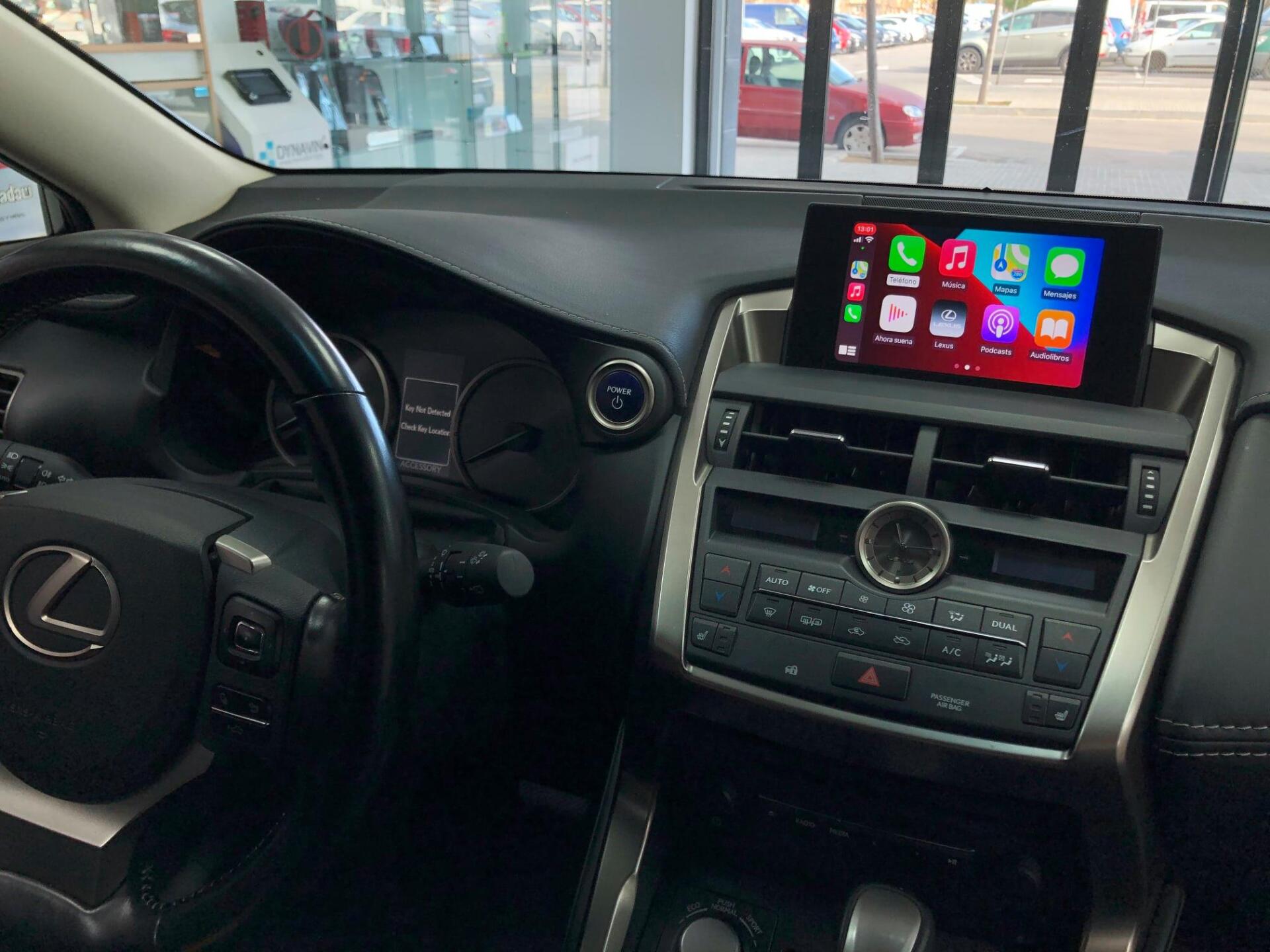 Interface de Carplay - Android auto para Lexus