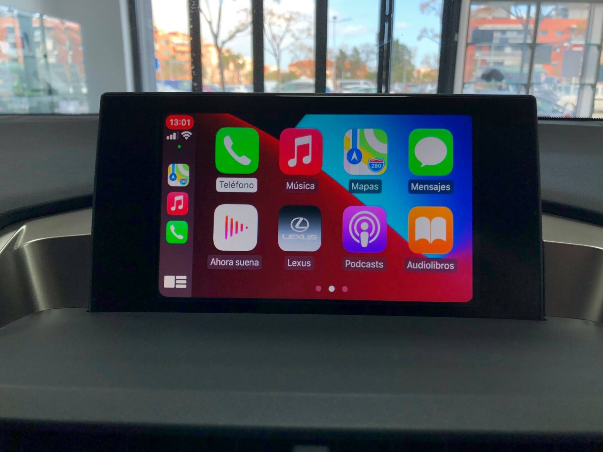 Interface de Carplay - Android auto para Lexus