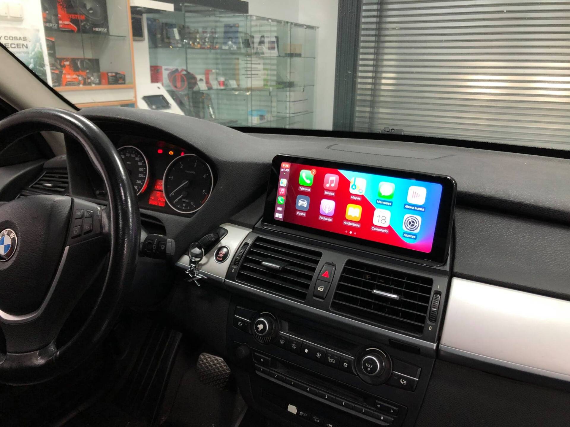 Pantalla Android 10,25 BMW de superficie high