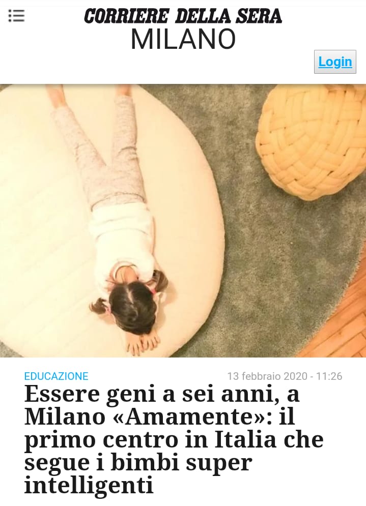 Centro plusdotazione Milano