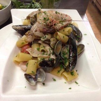 Paccheri ai frutti di mare