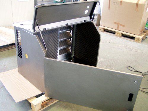 compressor box in sound-absorbing material