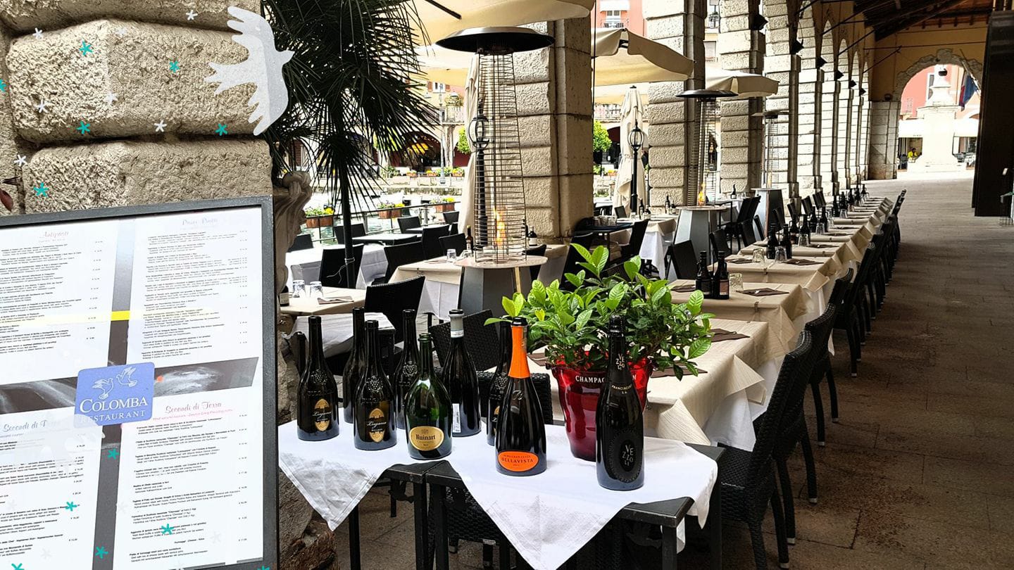 Dehor esterno di un ristorante
