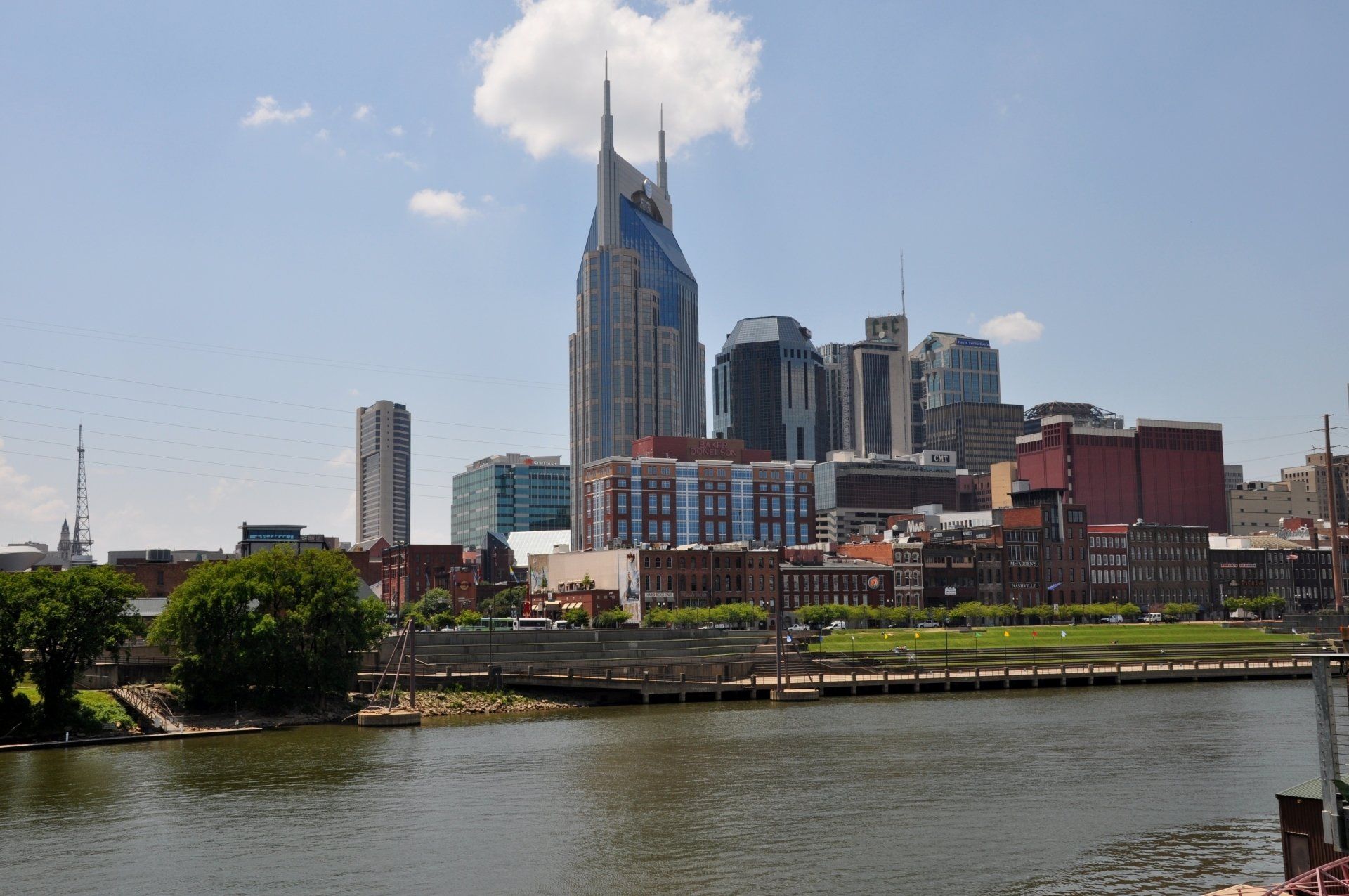 Downtown From River